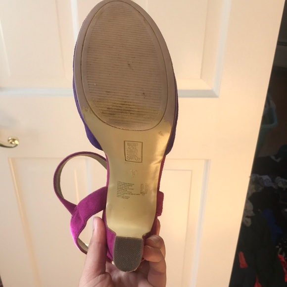 Brash 2 tone platform high heels - Picture 5 of 7